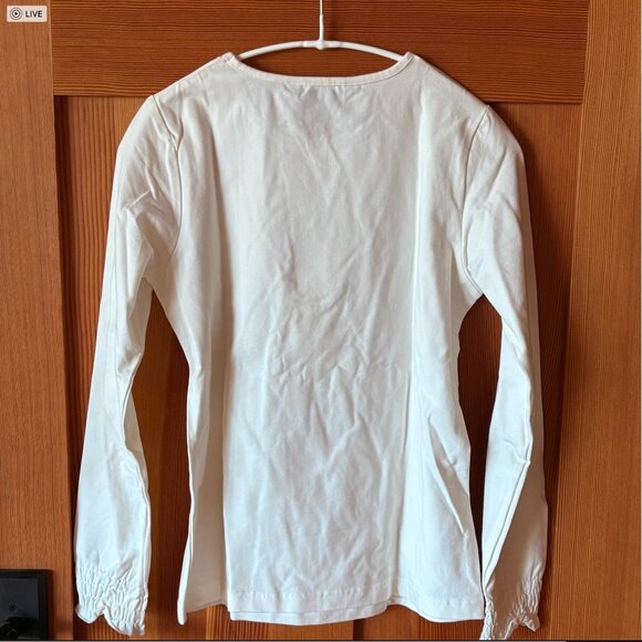 Girls' Long-Sleeve Dog Graphic T-shirt Size 10 (Height 130 cm-150cm) - Picture 2 of 4